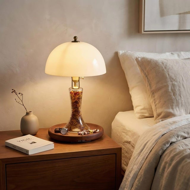 Contemporary Vigil Bone China Table Lamp For Sale - Image 3 of 12