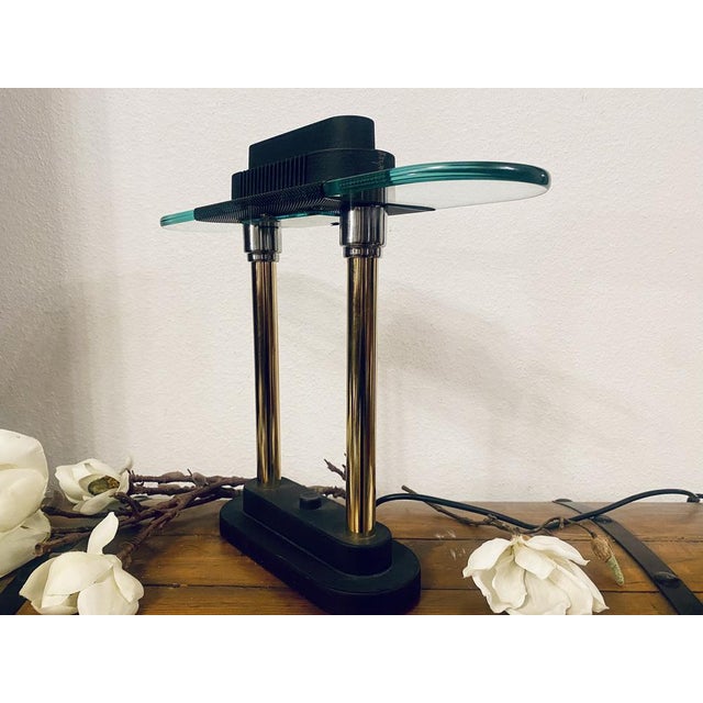 Modern Penta Desk Lamp by Robert Sonneman for Boxford For Sale - Image 3 of 18