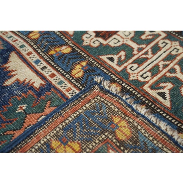 Antique Kuba Rug 3'4'' x 11'10''.