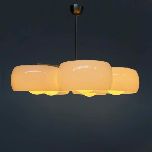 Artemide Mid-Century Modern Pentaclinio Italian Pendant by Magistretti for Artemide, 1970s For Sale - Image 4 of 17