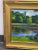 Circa 2002 Gary David Hoffmann "By the Charles River" Oil on Canvas, Framed For Sale - Image 9 of 12