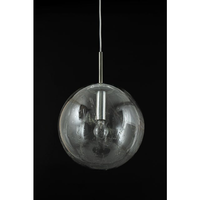 Large Murano Ball Pendant Light by Doria, Germany, 1970s For Sale - Image 11 of 13