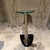 Modern Accent Table Fcantilever Clear Tempered Glass Top For Sale - Image 9 of 10