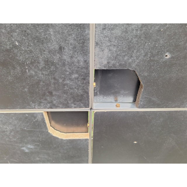 Large Steel Mirror by Vittorio Introini for Saporiti, 1960s For Sale - Image 11 of 12