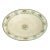 Vintage Wedgwood Agincourt Green Bone China Oval Vegetable Serving Bowl For Sale