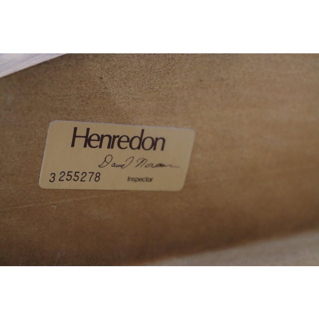 Henredon French Country Cherry Console Table For Sale - Image 9 of 13