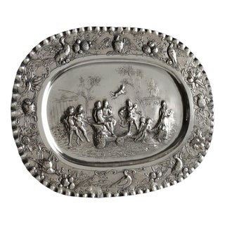 Tray in Silver from G.F.R. For Sale