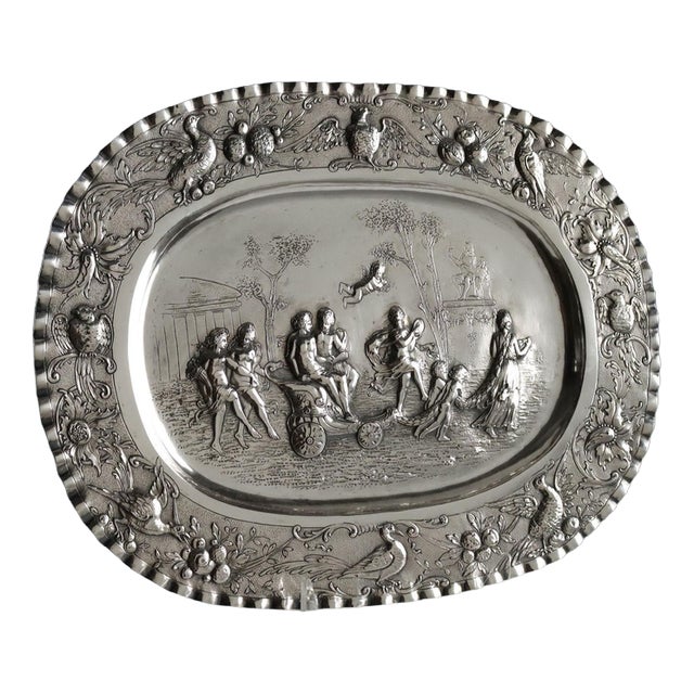 Tray in Silver from G.F.R. For Sale