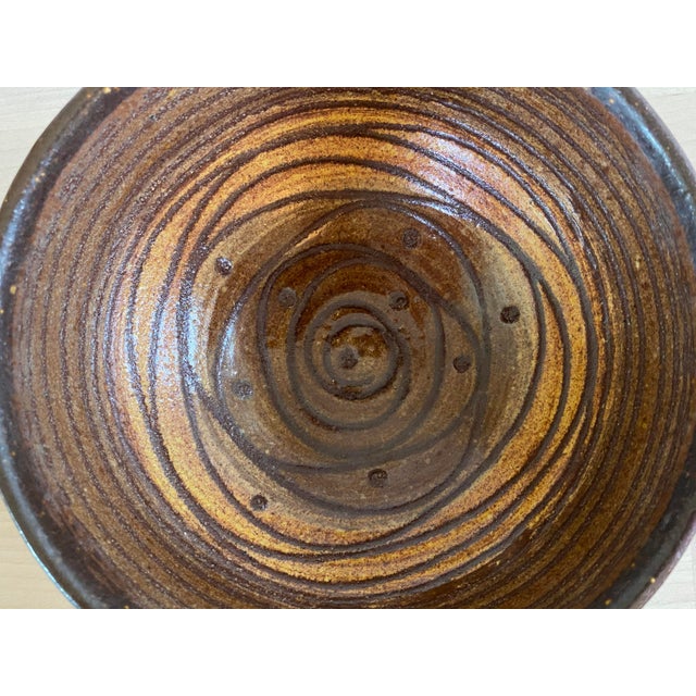Ceramic Lee Rosen for Design-Technics Ceramic Pottery Bowl With Dynamic Looping Design For Sale - Image 7 of 11