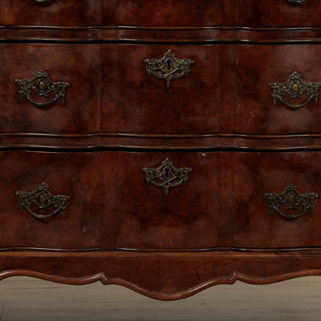 Antique Dutch Burled Wood Commode or Chest For Sale - Image 14 of 17
