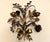 Gilt Tole Double-Wall Candleholders with Roses from Hans Kögl, 1960s, Set of 2 For Sale - Image 13 of 18