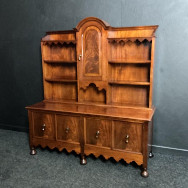 Wood Antique Edwardian Mahogany Dresser, 1905 For Sale - Image 7 of 7