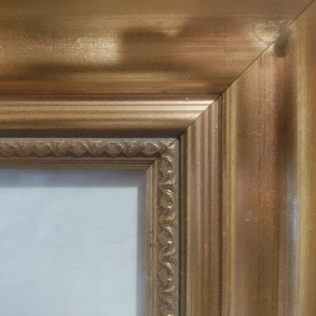 1920s Barbizon W/C Landscape Painting With Herd of Sheep in Pasture Signed LL.Framed For Sale - Image 5 of 7