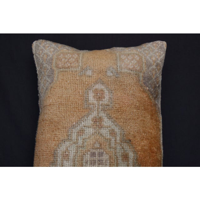 Handmade Turkish Rug Throw Pillow Cushion -15'' X 30'' For Sale In Tampa - Image 6 of 11