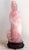 Antique Chinese Qing Dynasty Rose Quartz Guanyin Kwan Yin Figurine W/ Stand For Sale In Los Angeles - Image 6 of 12