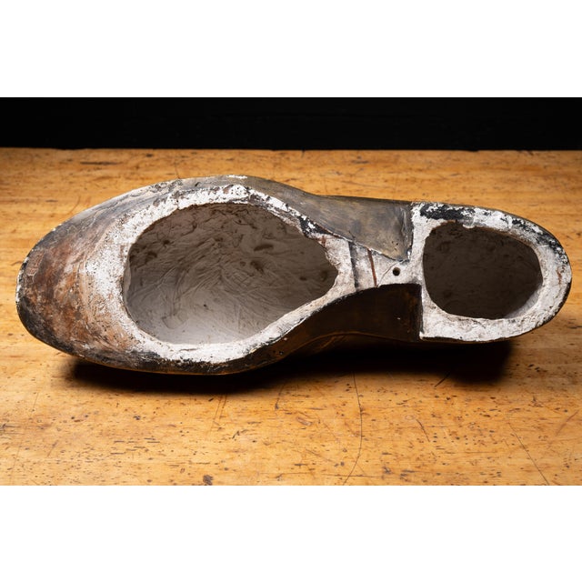 Mid 20th Century Oversized Painted Plaster Shoe Store Display Form For Sale - Image 5 of 9