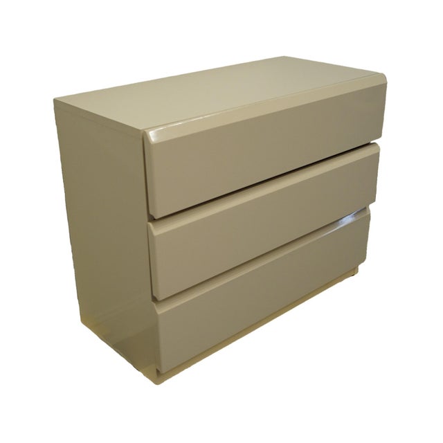 Lane Furniture Contemporary Modern Off White Lacquered 38" Chest of