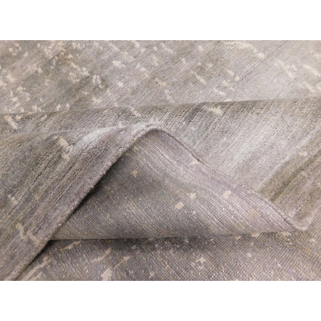 Handmade Bamboo Silk Rug. 8'1"x 10' For Sale - Image 18 of 18