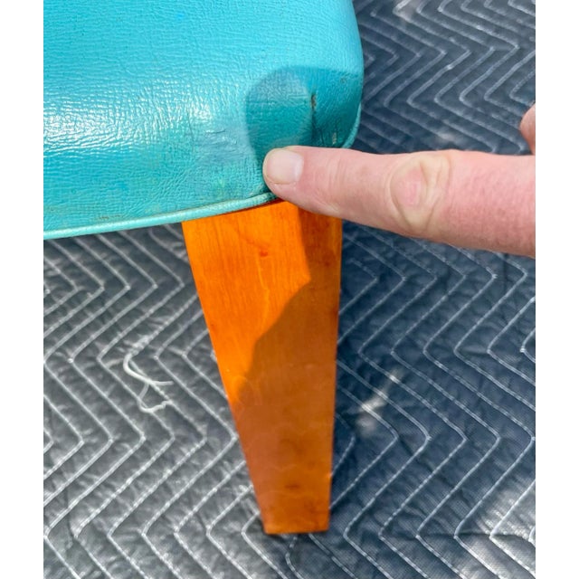 1950s Thonet Mid Century Modern Bent Plywood Arm Chairs - Set of 4 For Sale - Image 9 of 12