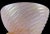Mid 20th Century Vintage Murano Barovier Toso Pink Gold Flecks Italian Art Glass Seashell Horn of Plenty Shape Footed Candy Dish Bowl For Sale - Image 5 of 7