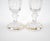 Val Saint Lambert Set of 12 Gilt Gold-Decorated Tableware Flute Service For Sale - Image 12 of 14