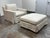 Traditional Restoration Hardware Slipcover Belgian Linen Shelter Armchair + Ottoman For Sale - Image 3 of 12