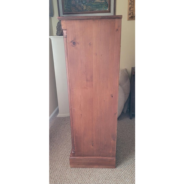 Find vintage solid Pine Chippendale style lingerie chest. Features solid Pine Construction very clean like new interior...