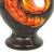 Black Orange Fat Lava Vase by Walter Gerhards, 1960s For Sale - Image 8 of 14
