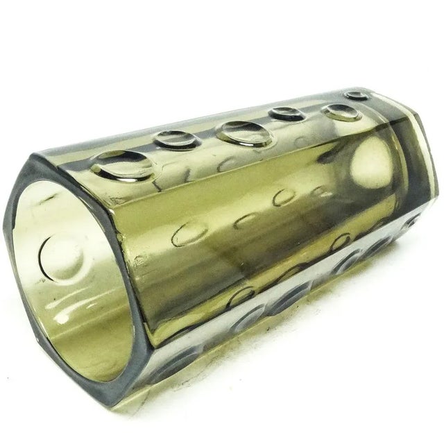 Soda Vase by Jan Sylwester Drost for Ząbkowice Glassworks, 1970s, in Very Good conditions. Designed 1970 to 1979 I have...