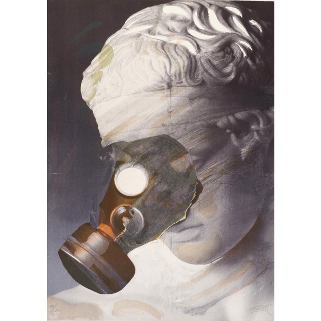 Wolf VOSTELL Composition for the 1992 Olympic games Lithograph from an edition of 250. Signed and numbered in pencil by...