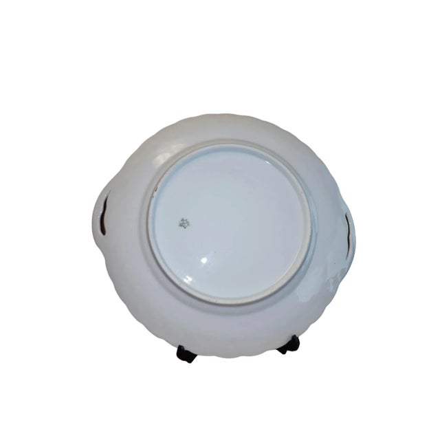 Fine period example twin handled serving platter by Jaeger & Co. (Porzellanfabrik Marktredwitz Jaeger & Co) of Bavaria....