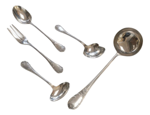 Marly Silver-Plated Flatware Set from Christofle, Set of 113