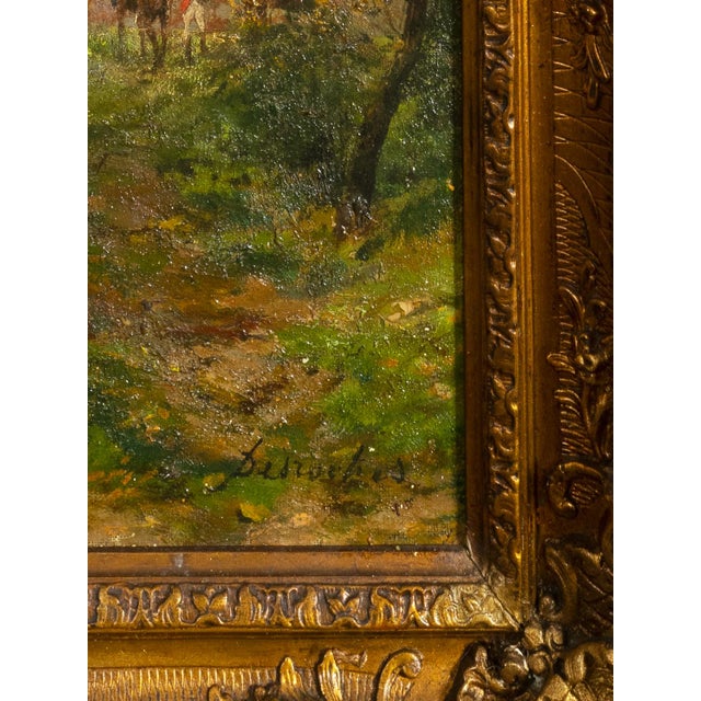 Autumn Fox Hunting, 20th Century, Oil on Canvas, Framed For Sale - Image 5 of 9