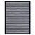 Contemporary Classic Striped Black and White Rug by Doris Leslie Blau For Sale