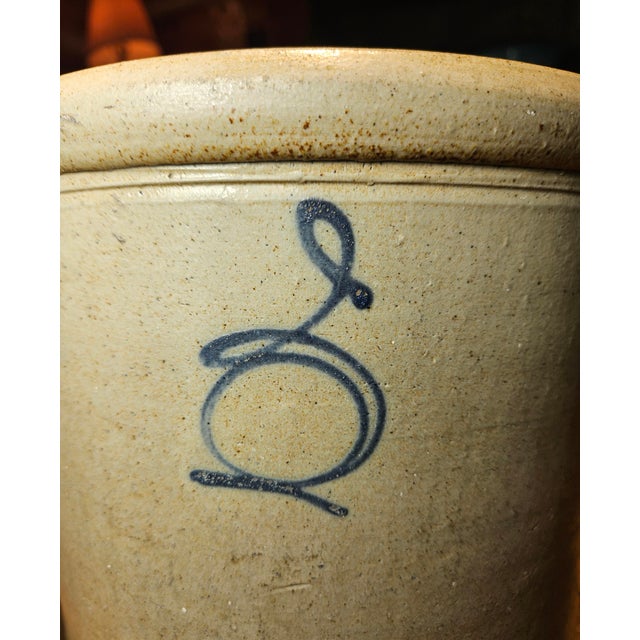 Ceramic Crazy 8 Crock For Sale - Image 7 of 11