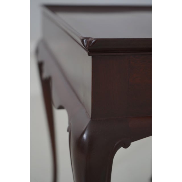 Biggs Queen Anne Mahogany Occasional Tea Table For Sale - Image 10 of 12