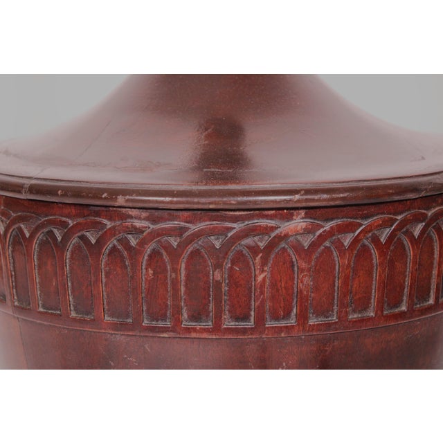 1910s Pair of George III Style Mahogany Knife Boxes For Sale - Image 5 of 12