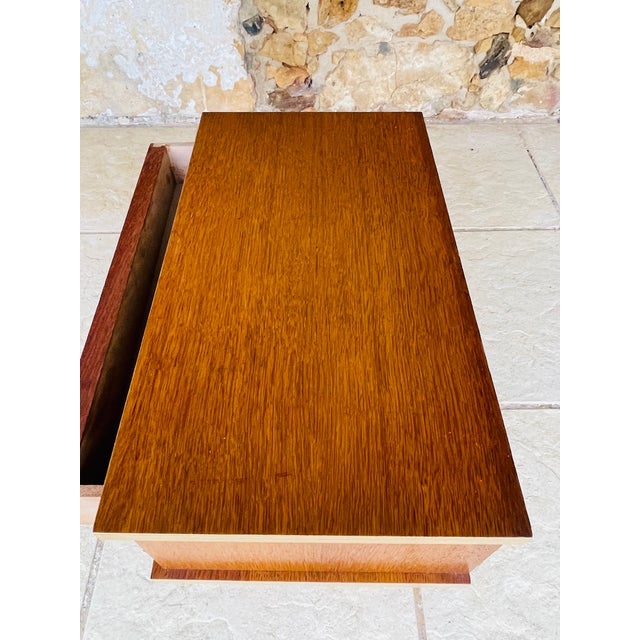 Mid-Century Modern Oak Nightstand, 1960s For Sale - Image 11 of 17