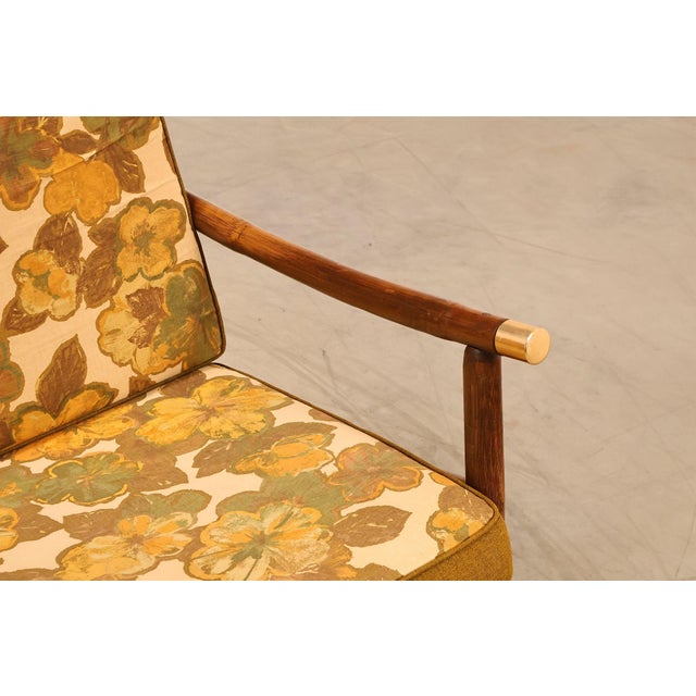 Vogue Coastal Vintage Rattan Bamboo Loveseat For Sale In Philadelphia - Image 6 of 18