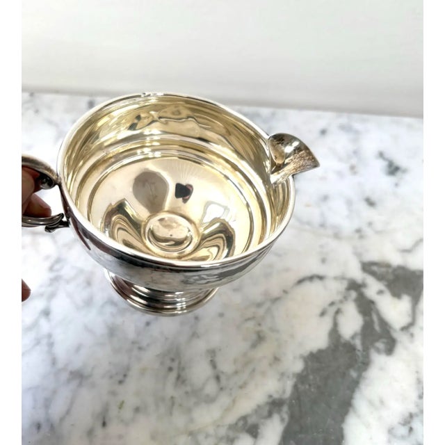 Traditional Vintage Revere Silversmiths Sterling Silver Creamer - Stamped 825 For Sale - Image 3 of 5