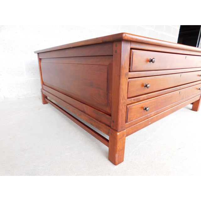Lexington Bob Timberlake Showcase Cherry Cocktail Coffee Table 40" X 40" For Sale - Image 9 of 18