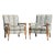 Pair Bradstreet Armchairs in Cowtan & Tout For Sale