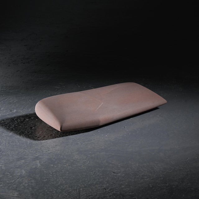 Pink Robert Neuhauser, Organic Sculpture, 1980s, Pink Sandstone For Sale - Image 8 of 13