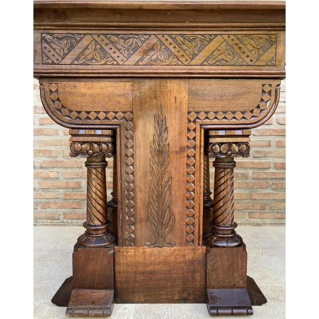 Antique French Carved Bedside Tables, 1900, Set of 2 For Sale - Image 4 of 18