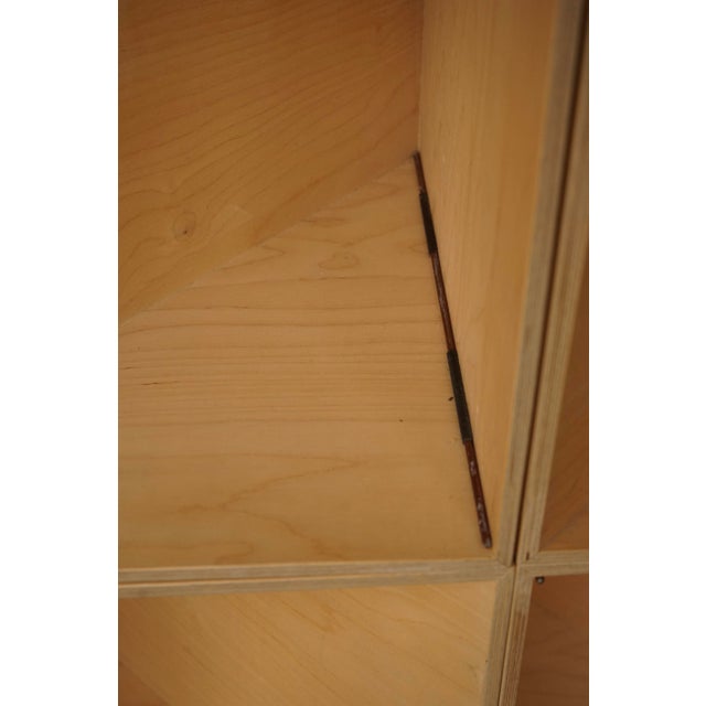 1980s Transformable Cube Sculpture. 1980s, Plywood For Sale - Image 5 of 13
