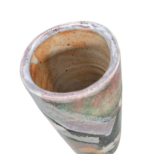 Late 20th Century Don Curreri Art Pottery Vase For Sale - Image 12 of 15