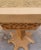 2020s Pedestal Moroccan Carved Wooden Octagonal Side Table For Sale - Image 5 of 7