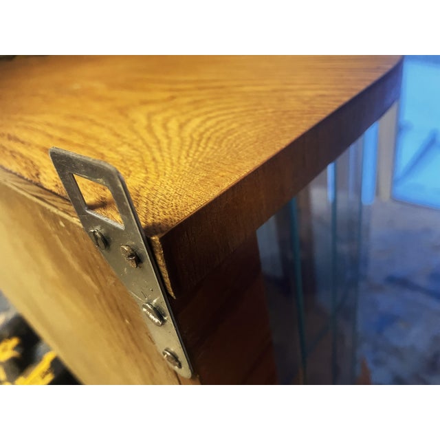 Mid-20th Century Display Case with Sliding Glass, 1962 For Sale - Image 11 of 14