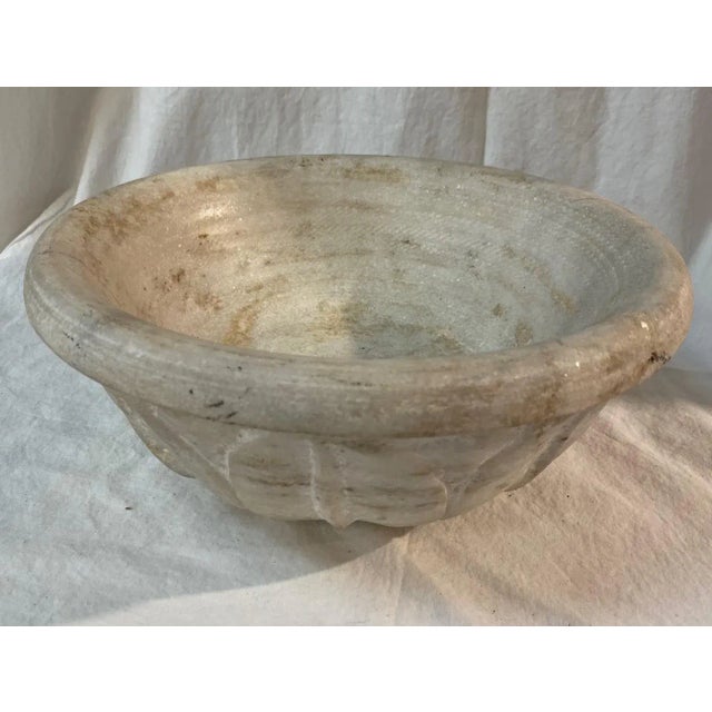 Wood Stone Bowl With 12 Decorative Colorful Balls For Sale - Image 7 of 13