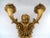 19thc French Louis XV Carved & Gilt Wood Putto/ Cherub Double Wall Sconces Electrified a - Pair For Sale - Image 4 of 13